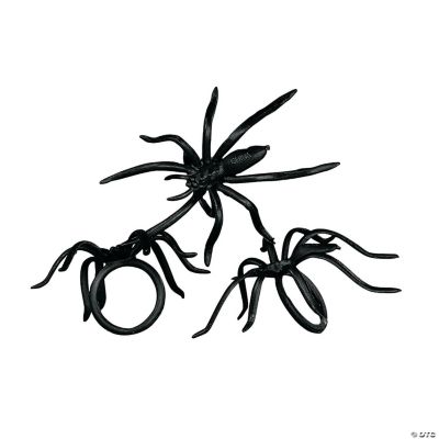 plastic spider rings